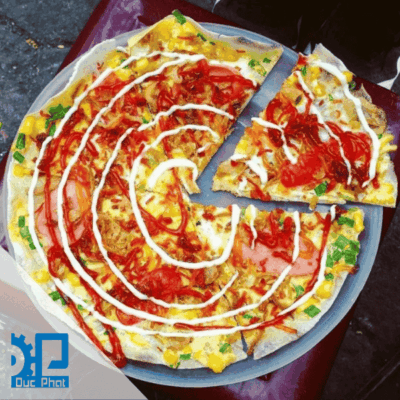 Bánh tráng dạng pizza