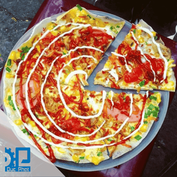 Bánh tráng dạng pizza