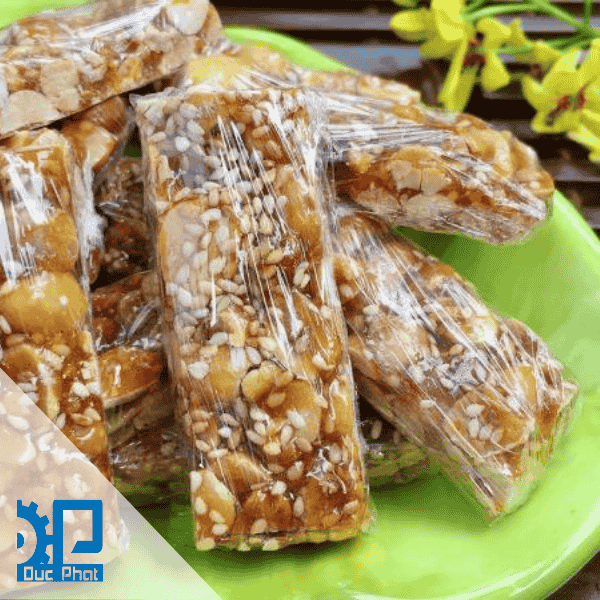 Gói kẹo lạc bọc màng OPP