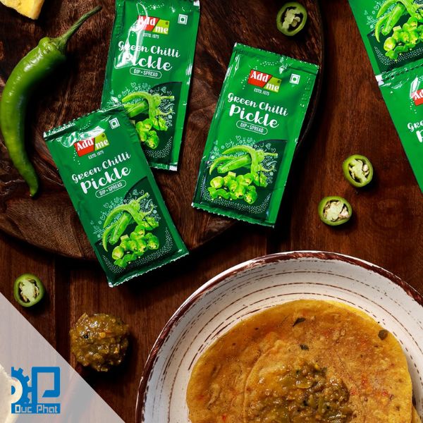Bao bì gói tương ớt thường có định lượng nhỏ từ 5-10g Bao bì gói tương ớt