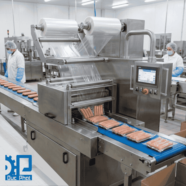 Đóng gói xúc xích tự động