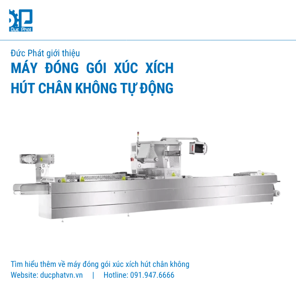 Máy đóng gói xúc xích hút chân không