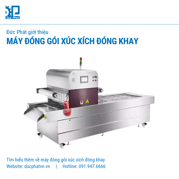 Máy đóng khay xúc xích