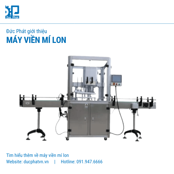 Máy viền mí lon