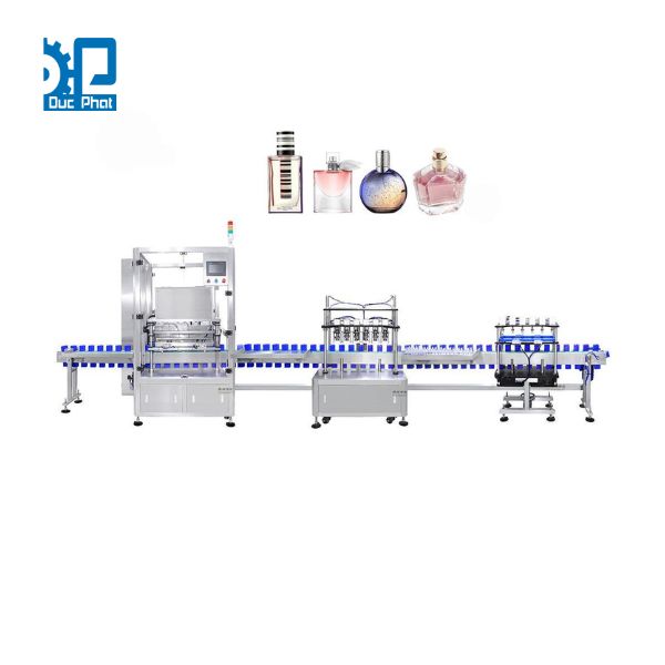 Dây chuyền chiết rót nước hoa, tinh dầu, serum Dây chuyền chiết rót nước hoa, tinh dầu, serum