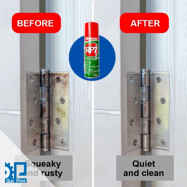 Xử lý vết gỉ sét bằng RP7 Xử lý vết gỉ sét bằng RP7
