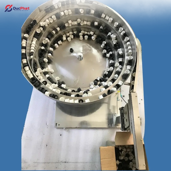 Máy cấp nắp dạng mâm rung Máy cấp nắp dạng mâm rung