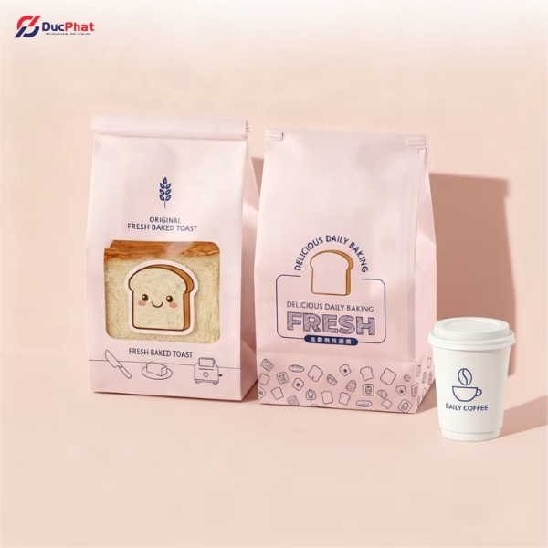Vỏ bao bì màng mềm khi đóng gói bánh tươi Vỏ bao bì màng mềm khi đóng gói bánh tươi