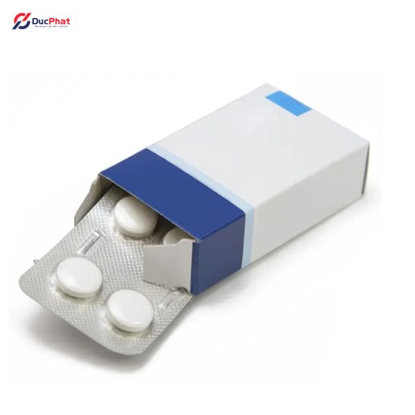 Hộp gấp mép dùng cho sản phẩm dược phẩm Hộp gấp mép dùng cho sản phẩm dược phẩm