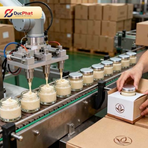 Kem mỹ phẩm đa dạng kết cấu, yêu cầu máy chiết rót phù hợp với từng loại nguyên liệu Kem mỹ phẩm đa dạng kết cấu, yêu cầu máy chiết rót phù hợp với từng loại nguyên liệu