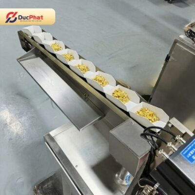 Máy đóng gói băng tải gầu sử dụng băng tải gầu để cấp nguyên liệu vào bao bì 