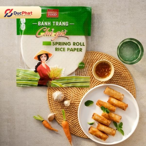 Bánh đa nem cuốn chả giò có đặc điểm mỏng, giòn, dễ gãy vỡ nên cần được đóng gói nhẹ nhàng Bánh đa nem cuốn chả giò có đặc điểm mỏng, giòn, dễ gãy vỡ nên cần được đóng gói nhẹ nhàng