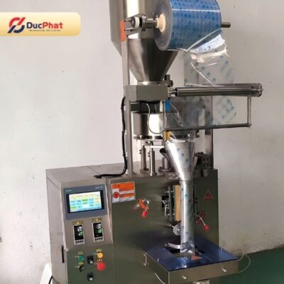 Máy đóng gói đứng (VFFS) Đức Phát tự động tạo túi, định lượng, nạp liệu và hàn cắt hoàn chỉnh trong một quy trình 