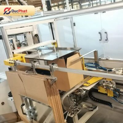 Máy đóng hộp và máy đóng thùng carton được sử dụng cho các quy cách bao bì và công đoạn đóng gói khác nhau 