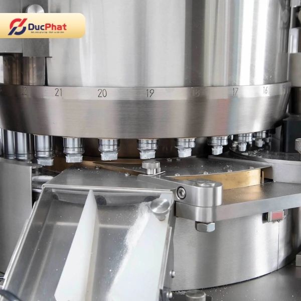 Máy dập viên trong hệ thống máy dược phẩm mỹ phẩm Máy dập viên trong hệ thống máy dược phẩm mỹ phẩm